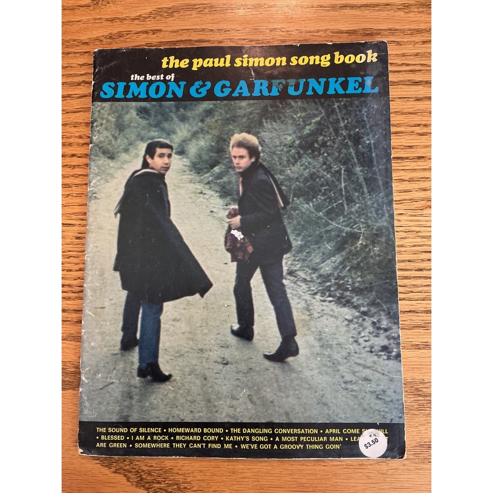 Vintage 1966 Simon & Garfunkel Paul Simon SongBook Sheet Music Piano Guitar Folk